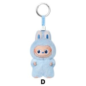 [NEW] POP MART Mini Labubu Pin for Love Vinyl Plush Pendant Blind Box (D Blue)